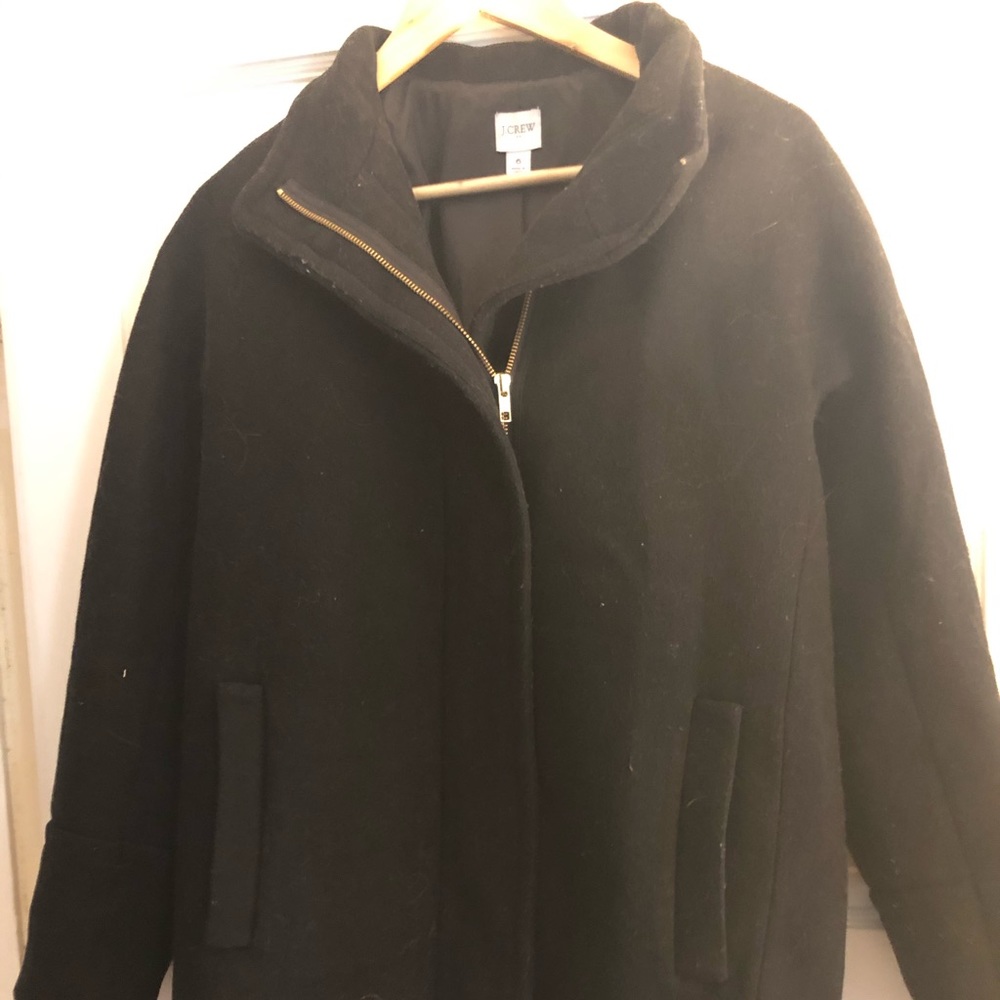 J crew black coat